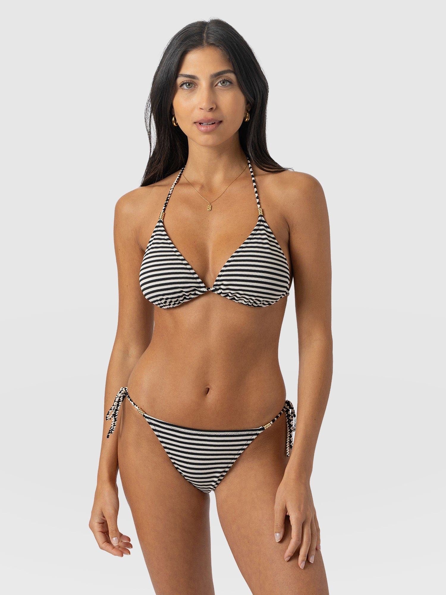 Alba Triangle Bikini Top - Stripe - Women's Swimwear | Saint + Sofia® EU